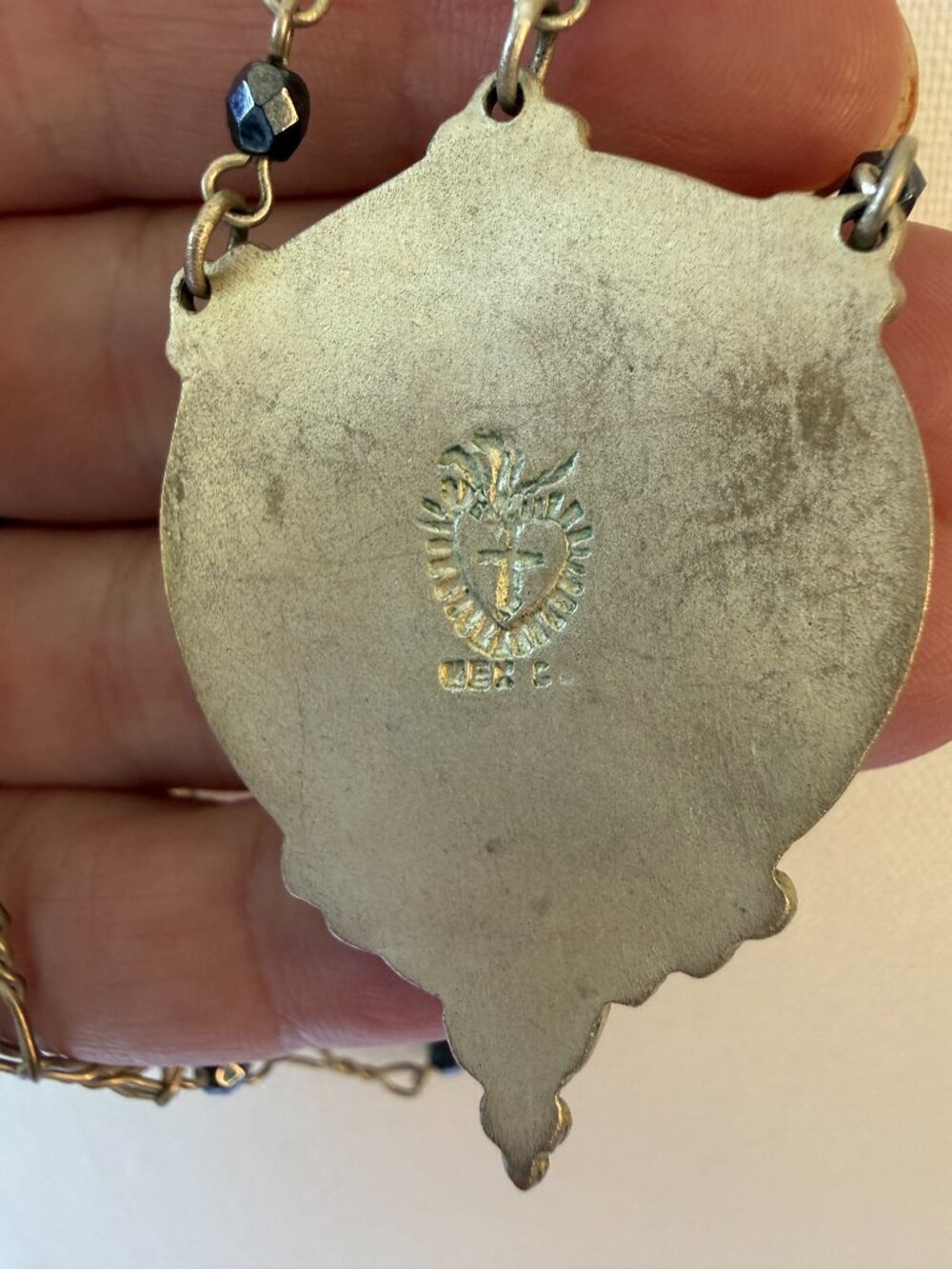 Virgin Saints & Angles Medallion Necklace - Picture 2 of 3